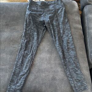 Mondetta Black and Heathered Gray Space-Dye Leggings